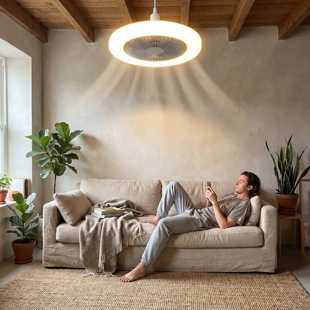 Ventilateur LED de plafond - Maintient votre intérieur au frais