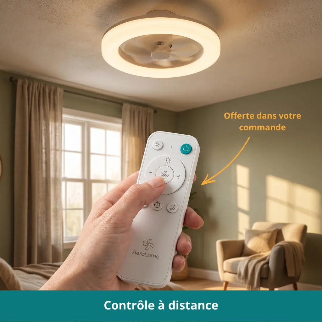 Ventilateur LED de plafond - Maintient votre intérieur au frais