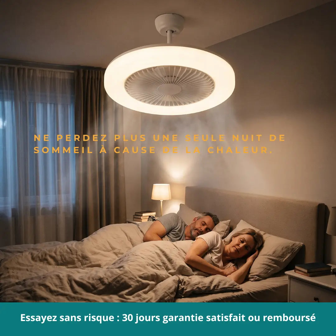 Ventilateur LED de plafond - Maintient votre intérieur au frais