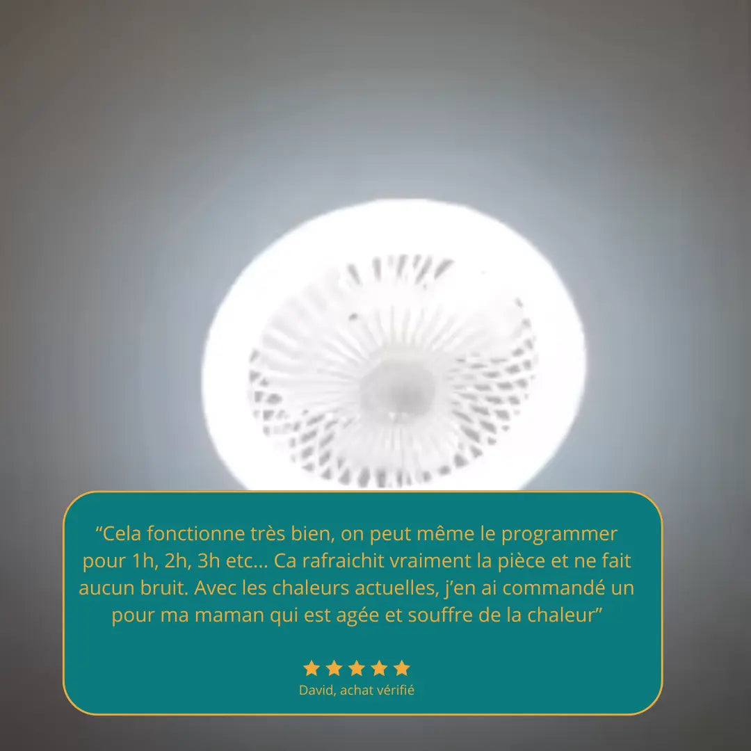 Ventilateur LED de plafond - Maintient votre intérieur au frais